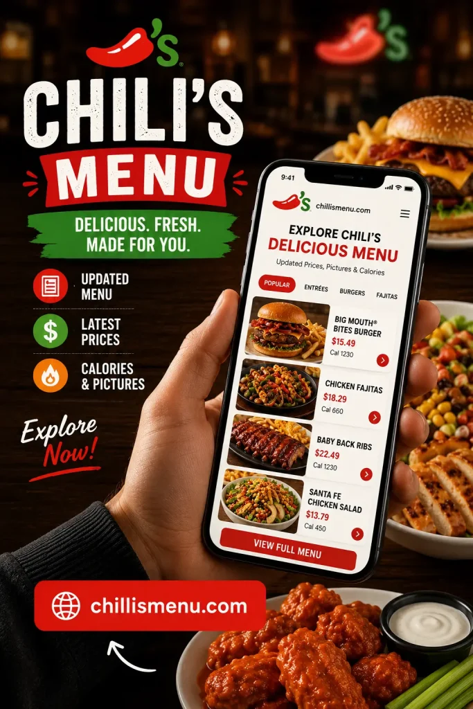 chilis menu