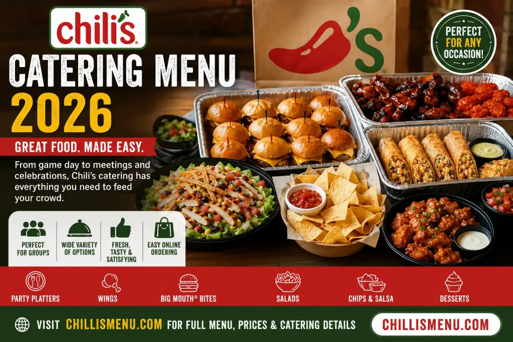 Chili's Catering Menu